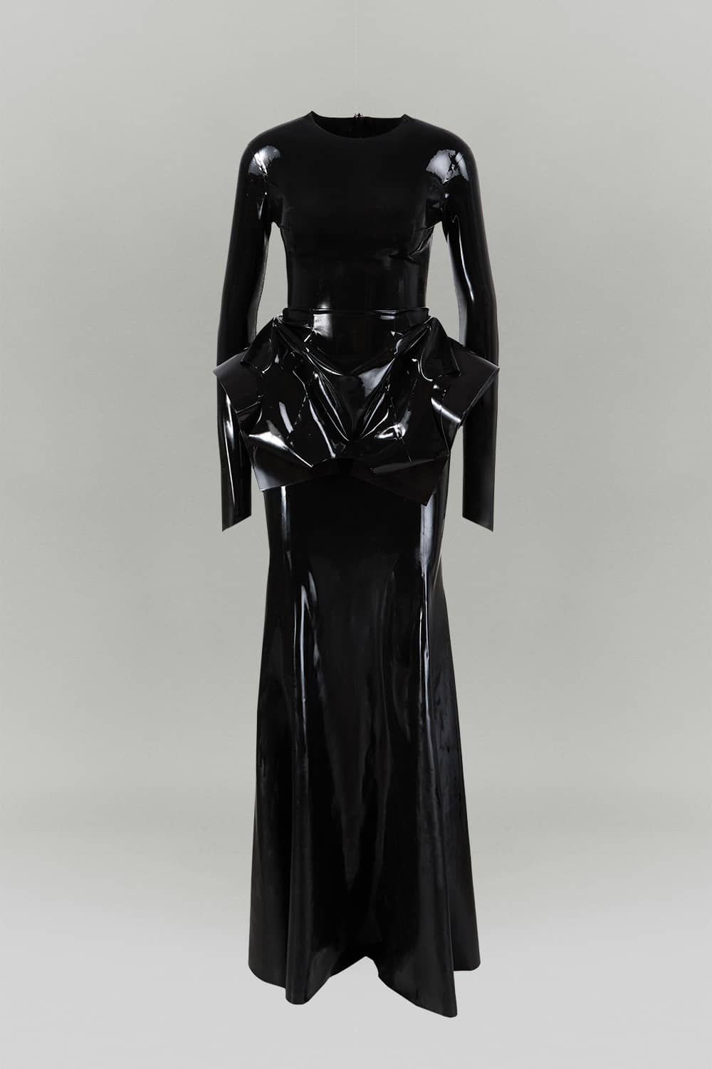 latex evening dress Latex Cocktail Dress with Chains main image 0