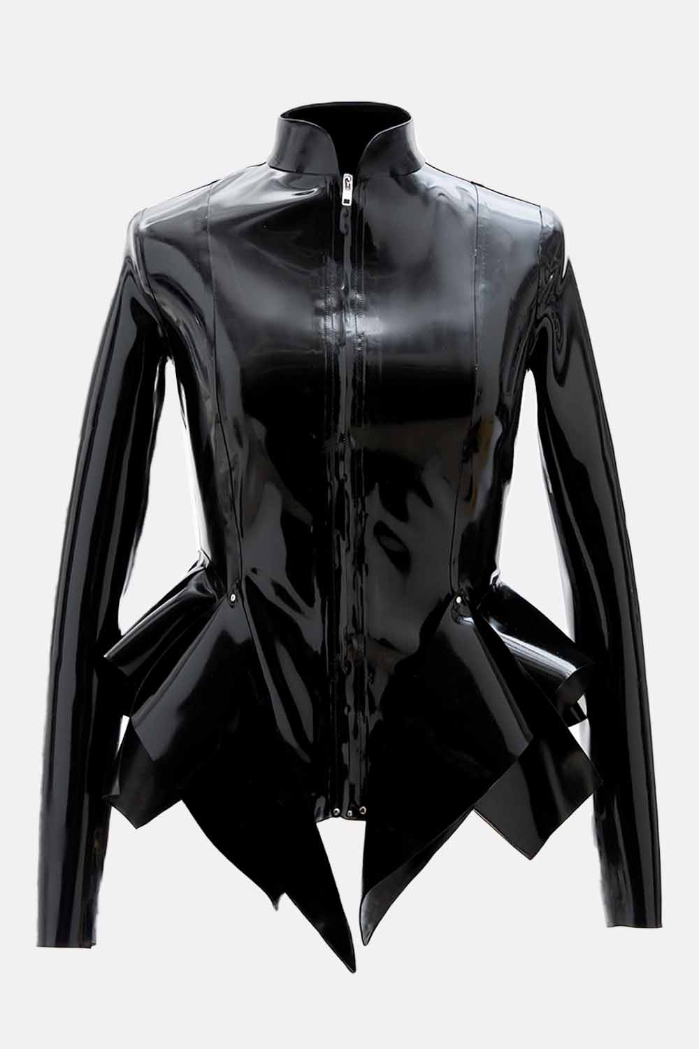 Villian Latexjacke Vorderansicht
